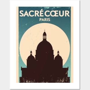 Sacre Coeur Paris Poster Design Posters and Art